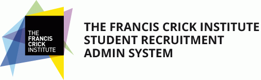 the francis crick institute{CR}student recruitment{CR}admin system
